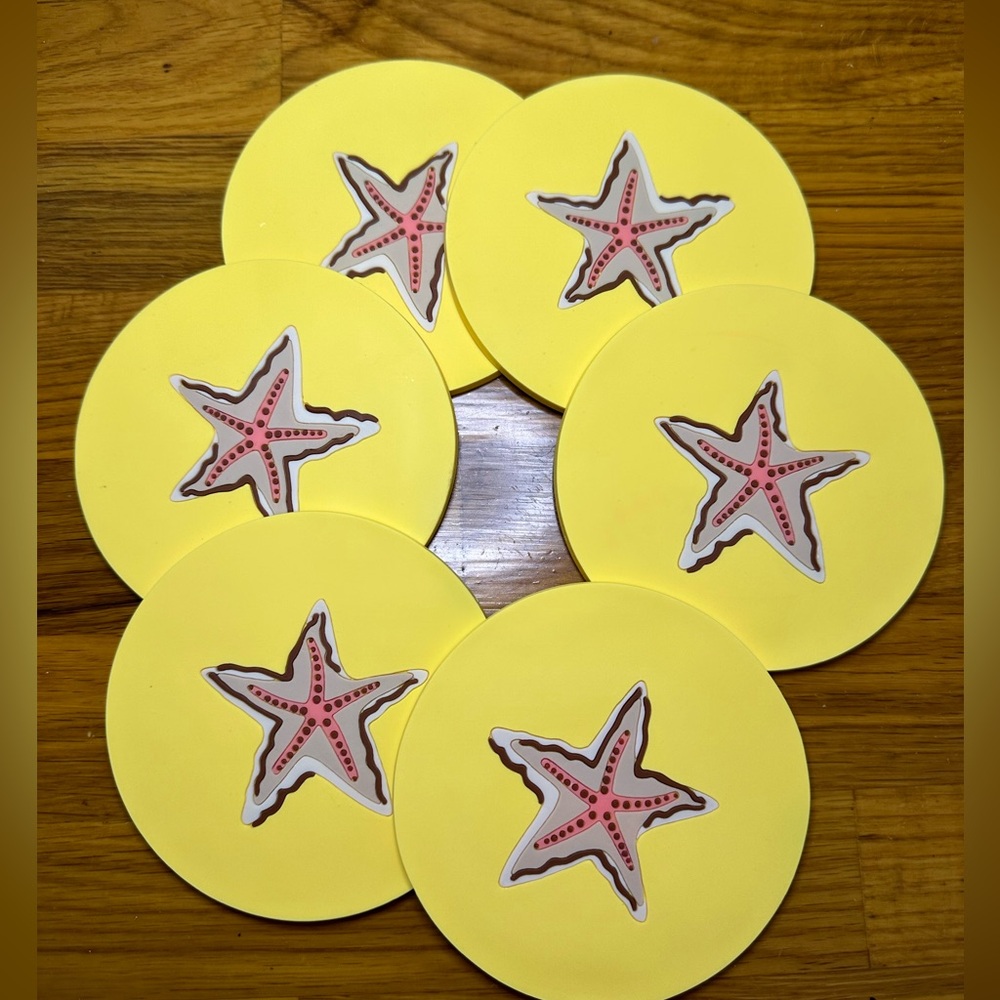 STARFISH COASTERS.